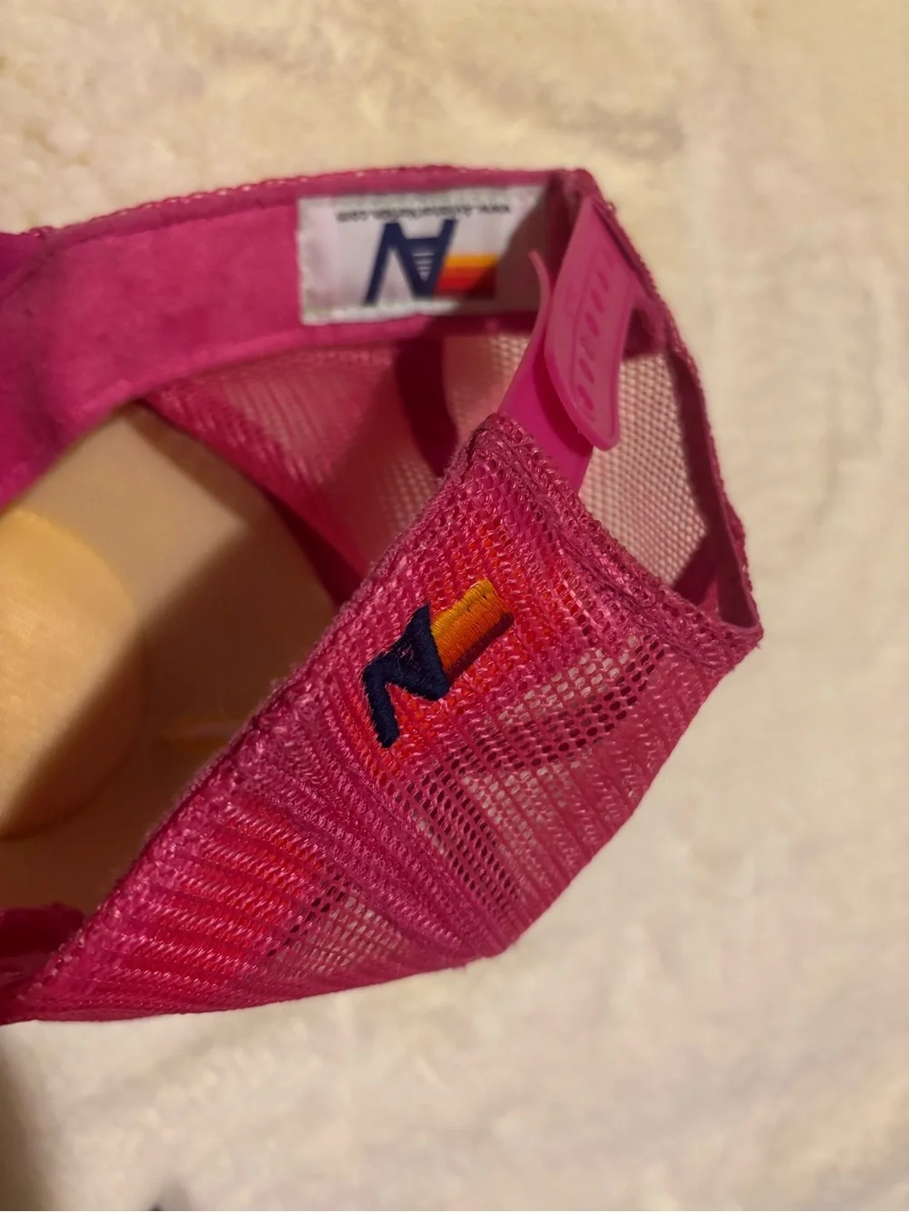 Aviator Nation Venice Rainbow Pink Trucker Hat